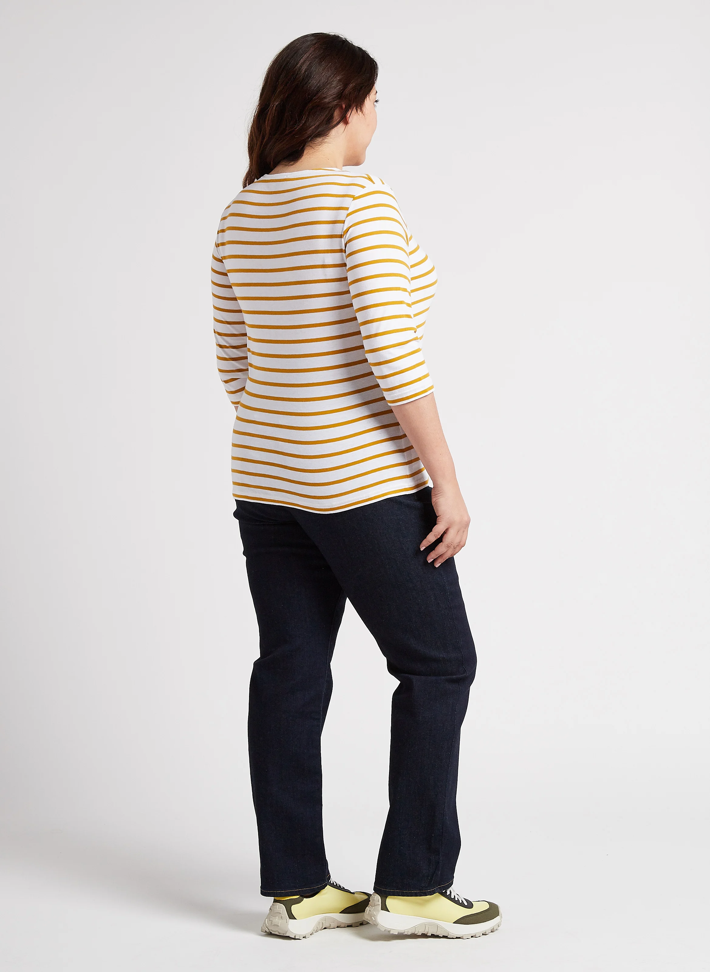 724 PL HR STRAIGHT - Jean droit en coton stretch | Noir