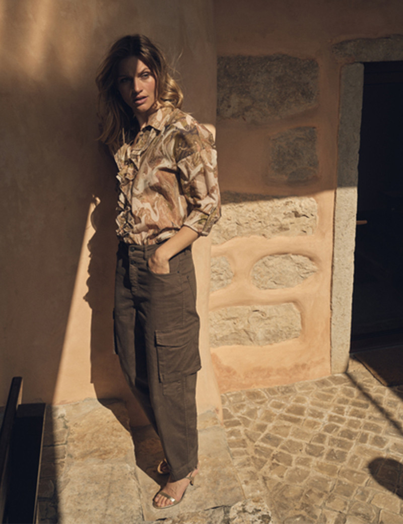 MOS MOSH PANTALON CARGO FEMME ADELINE KAKI