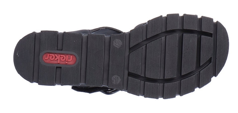 Rieker Keilsandalette  , Sommerschuh, Sandale, Keilabsatz, mit Plateau