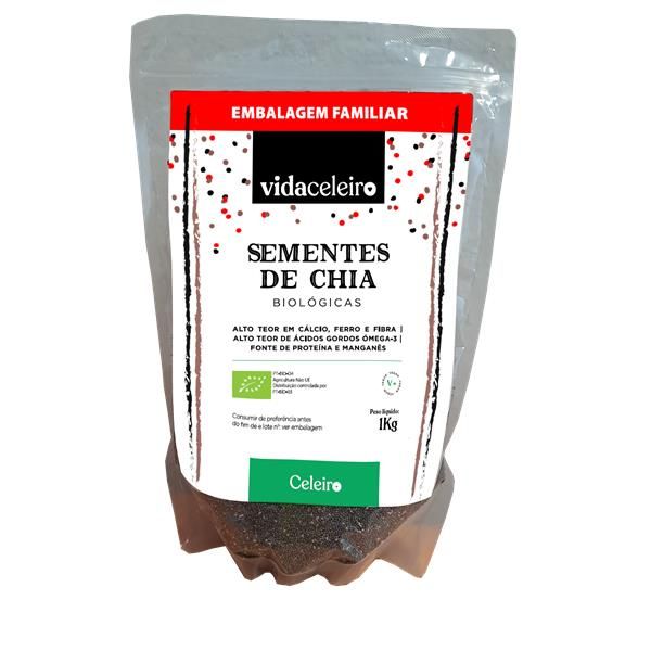 Sementes De Chia Bio Vida Celeiro 1Kg