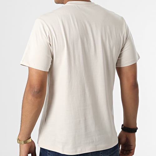 Tee Shirt New York Yankees Base Runner Embroidery Echo Beige