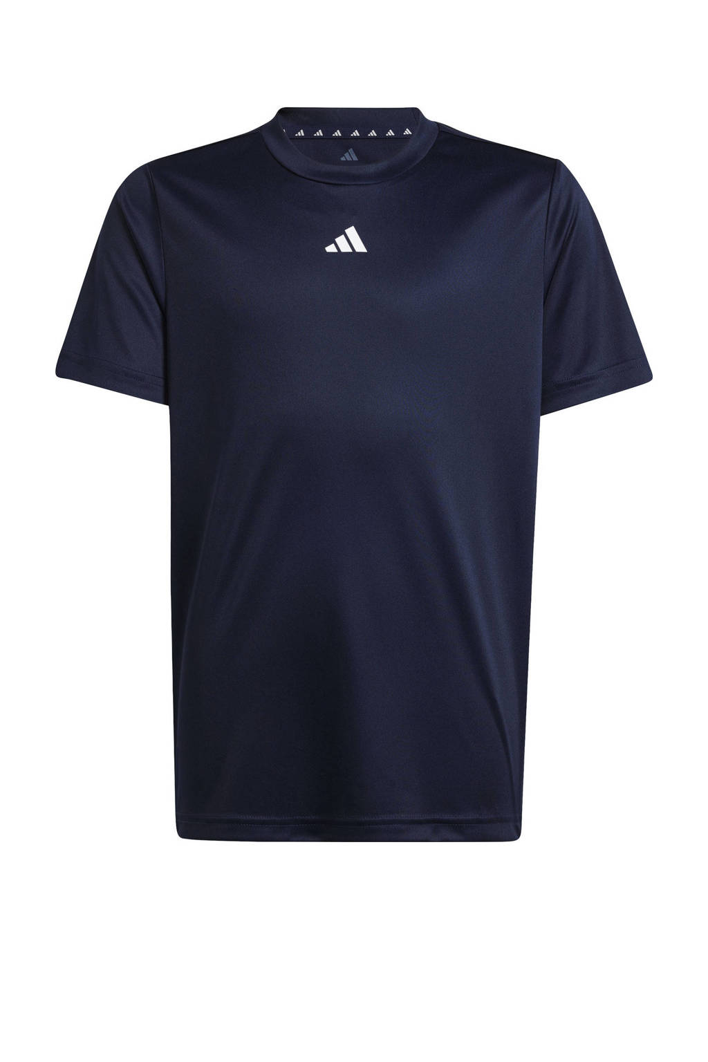 adidas junior voetbalshirt training donkerblauw/wit