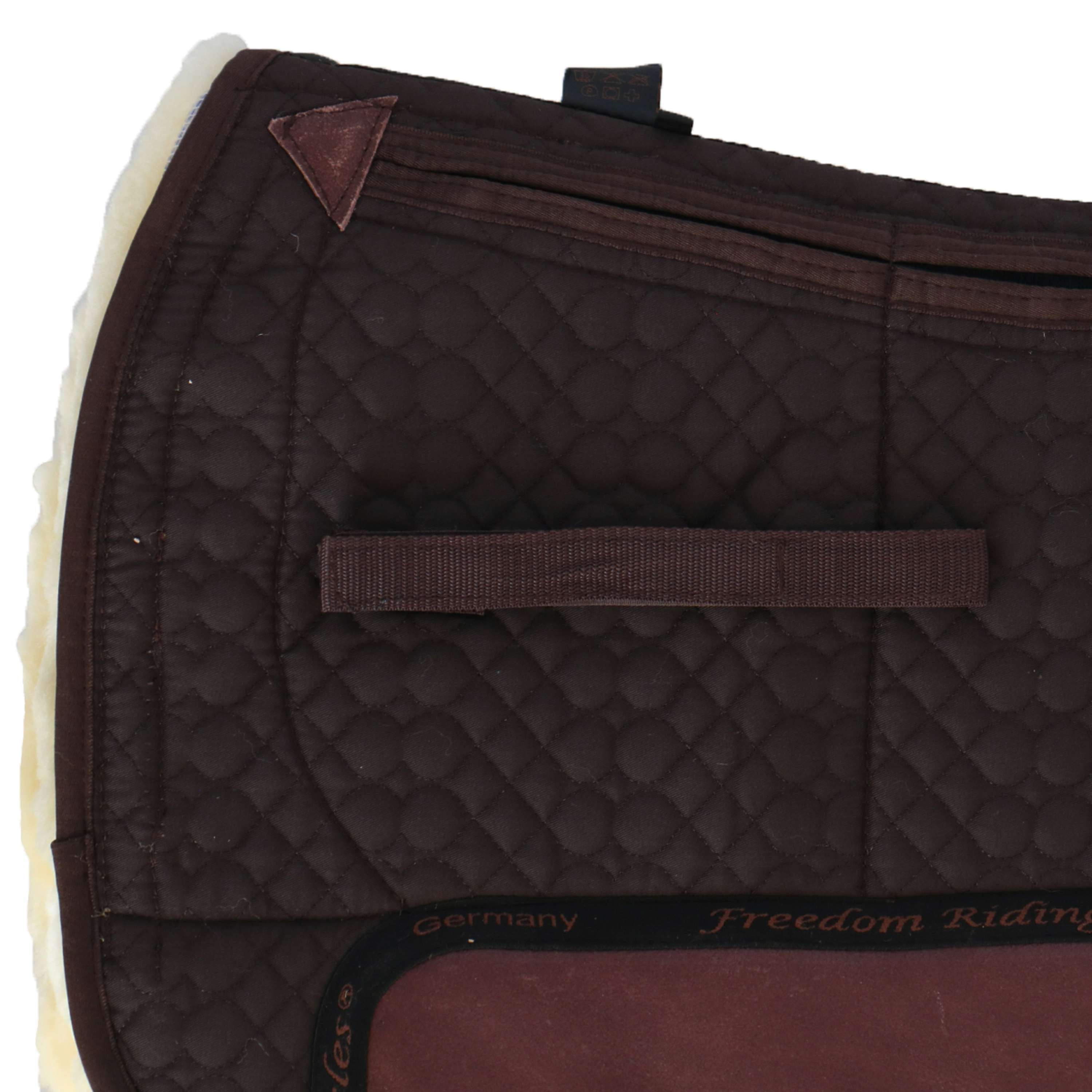 F.R.A. Westernpad De Luxe Extra Volbont 3vaks met Inlagen Bruin/Nature