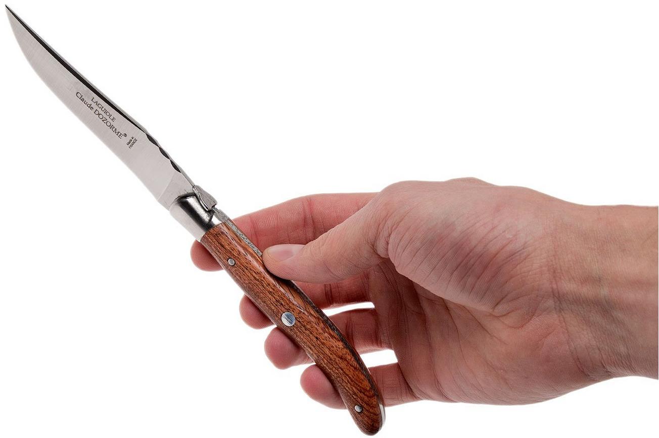 Claude Dozorme Laguiole Steakmesset 6-delig, verschillende houtsoorten