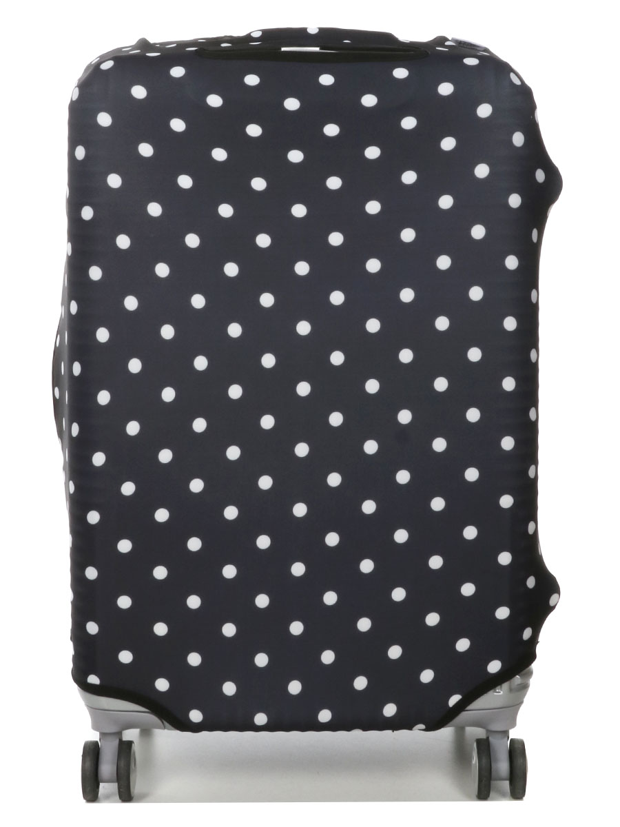Housse de valise Periea Black with White Dots M