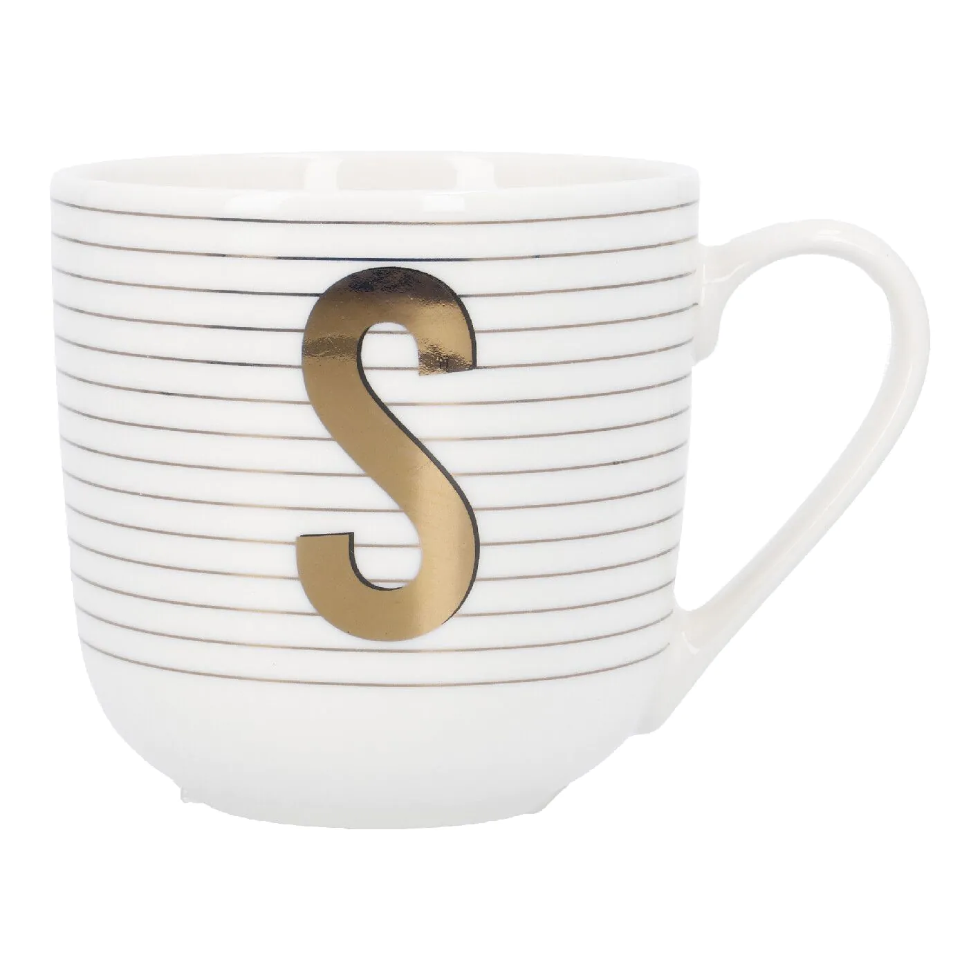 Becher mit Buchstabe S