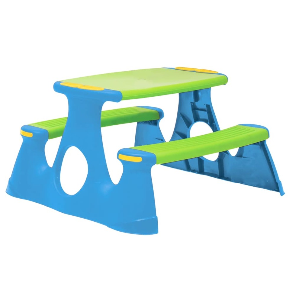 Banc de pique-nique pour enfants 89,5x84,5x48 cm polypropylène