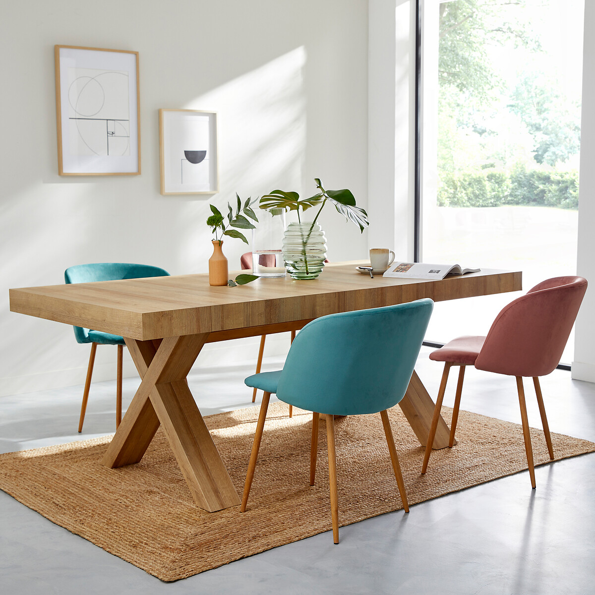 LA REDOUTE INTERIEURS<br>Mesa extensível, 18 pessoas, Albani