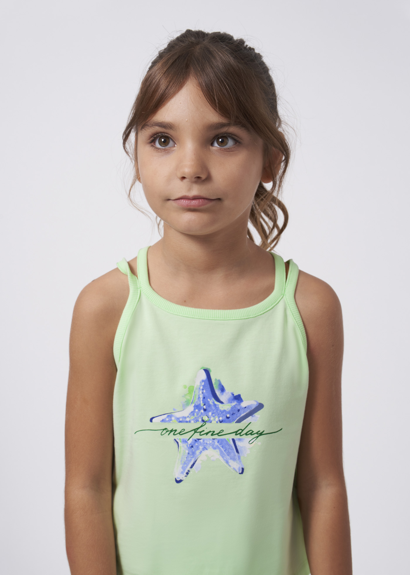 Camiseta Better Cotton Girl's Wasabi Star