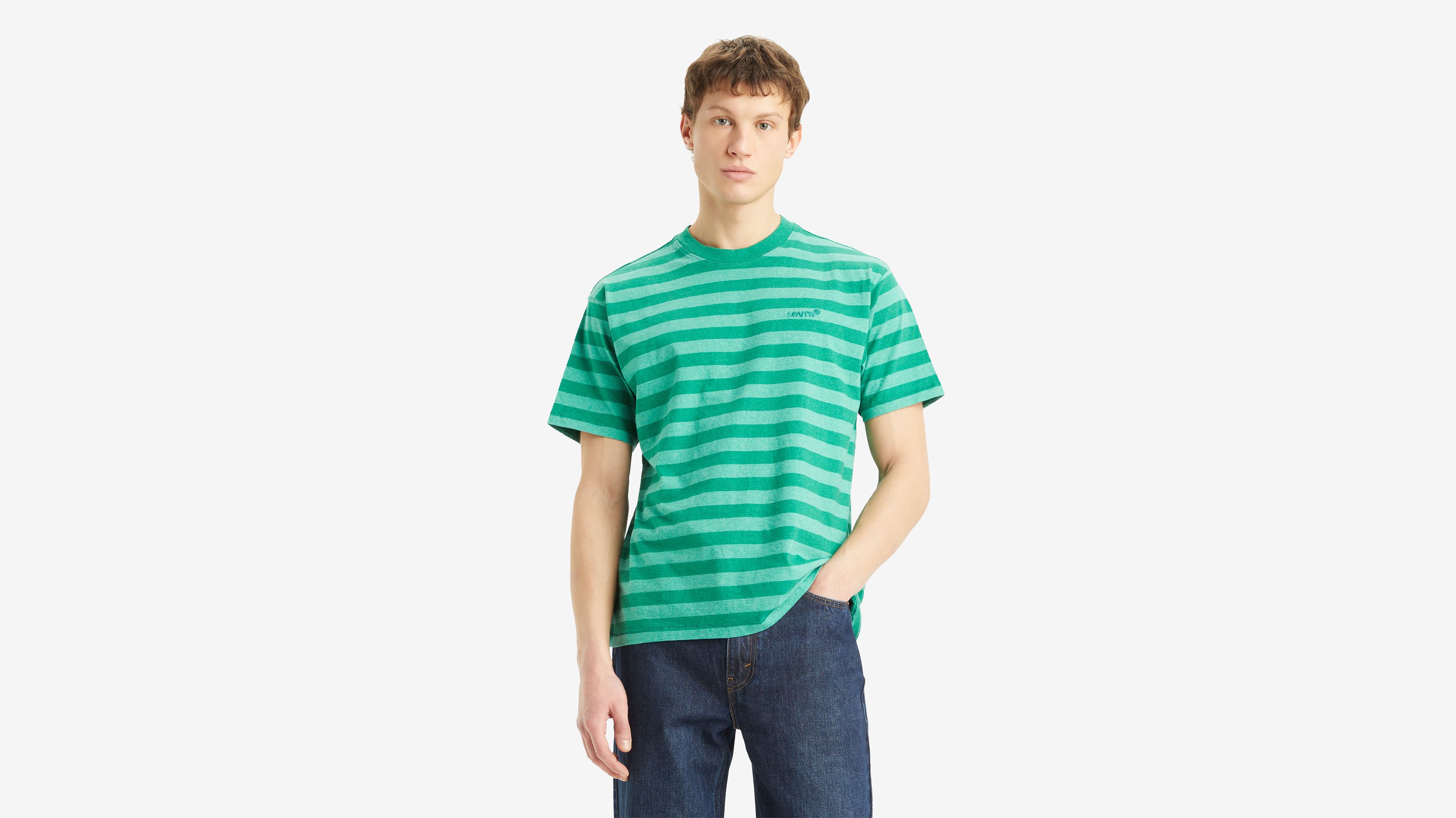 Levi's® Red Tab™ T-shirt vintage - Bardo Stripe Shady Glade Jersey - Bleu