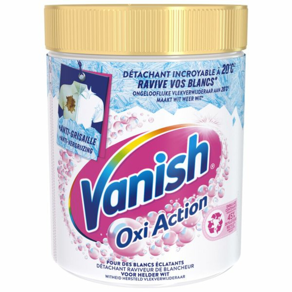 Vanish Oxi Action Wasbooster PoederWhitening940 gr