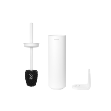 Brabantia MindSet WC Borstel met houder - Siliconen - Mineral Fresh White