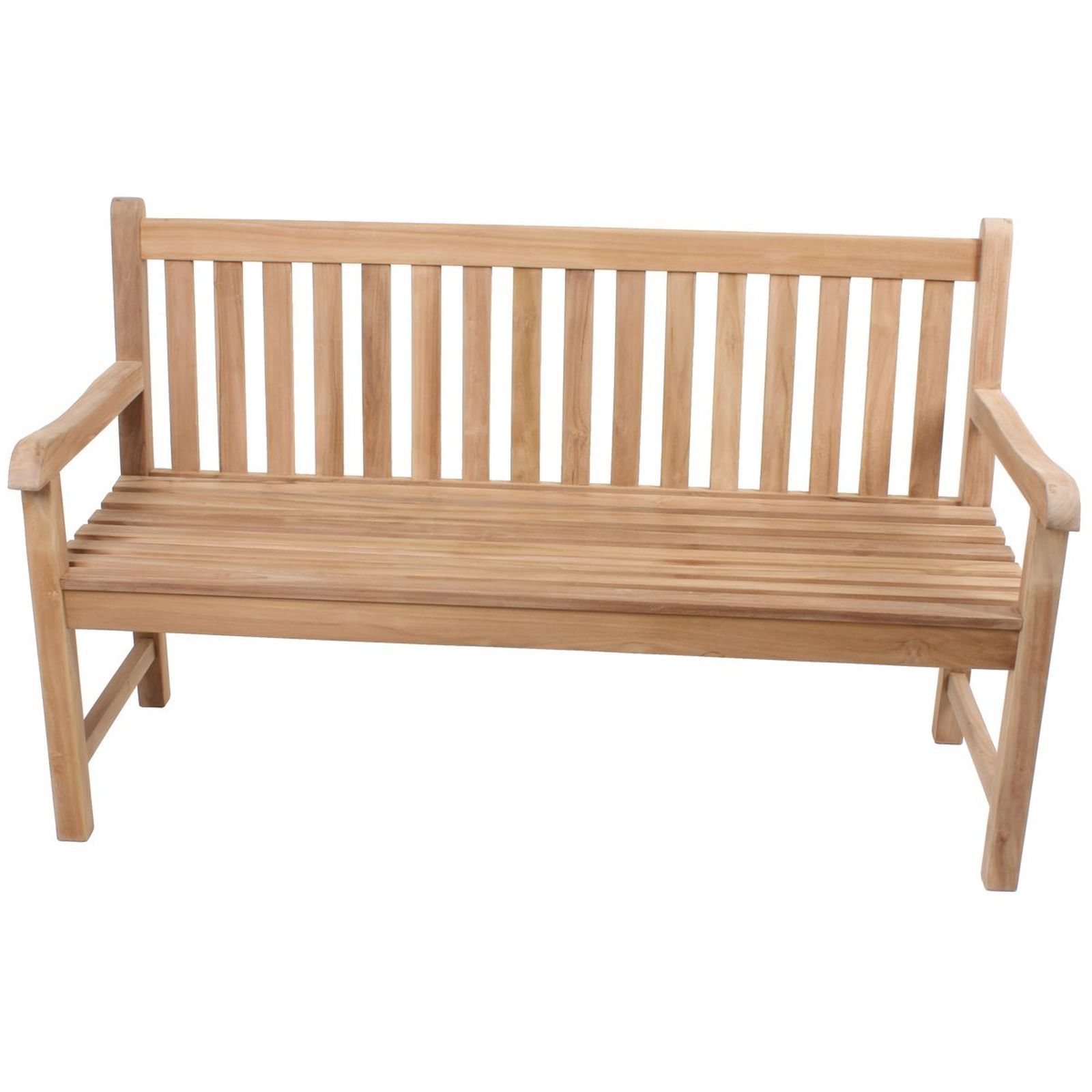 3-Sitzer Gartenbank SOLO - Teak massiv - 150 cm