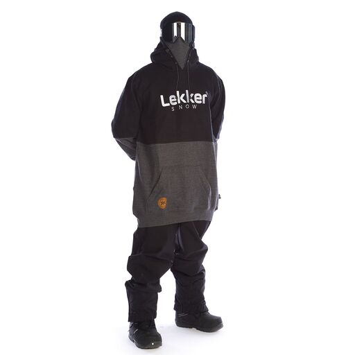 Moletom com máscara facial Lekker Snow Carbon Black
