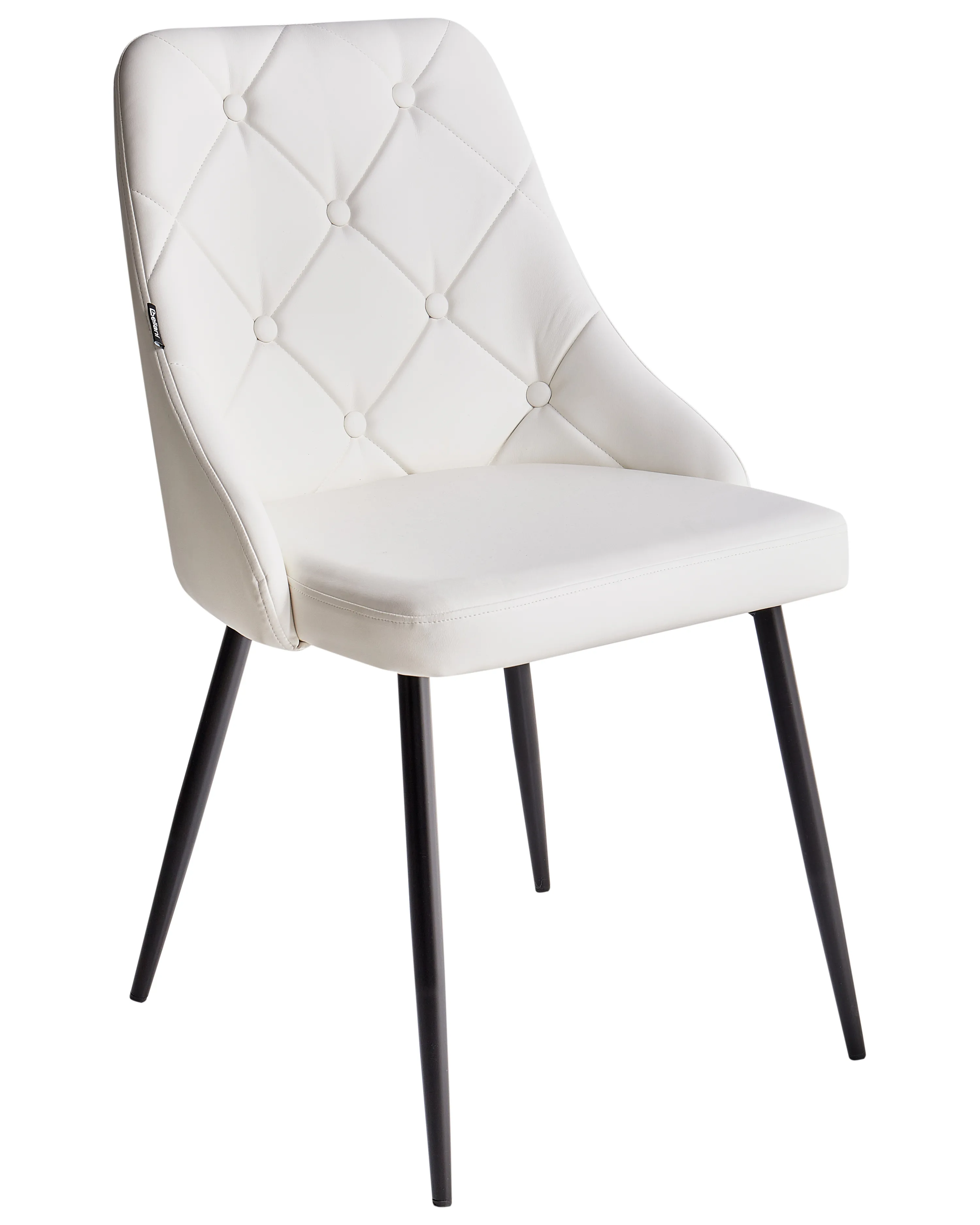 Set van 2 eetkamerstoelen VALERIE Kunstleer Wit