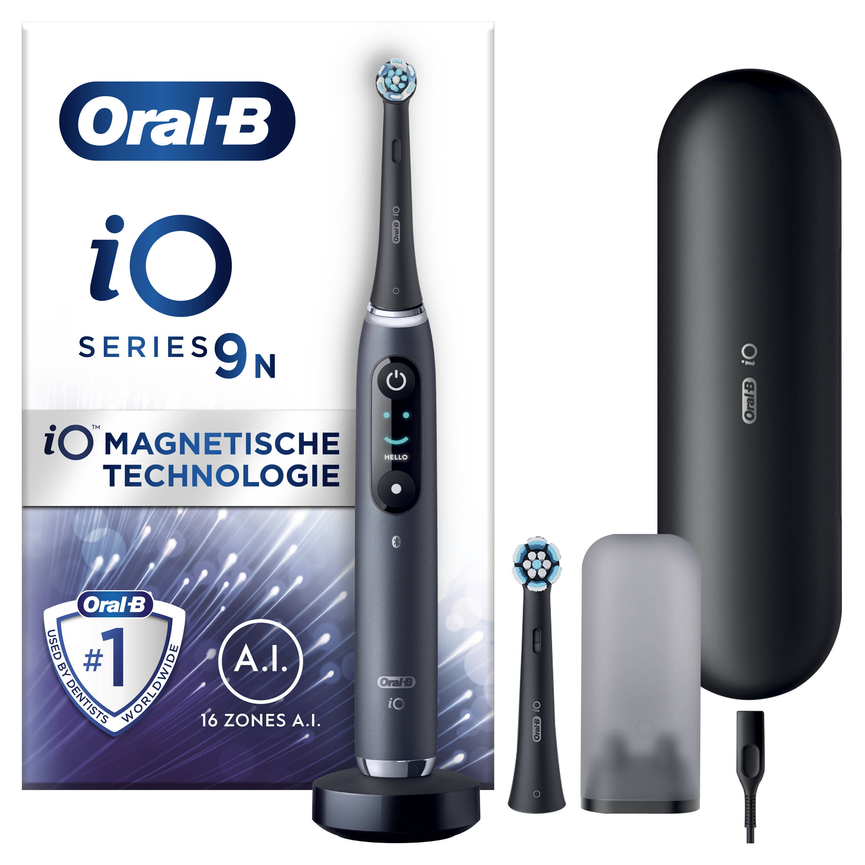 Oral-B IO 9N elektrische tandenborstel - Zwart