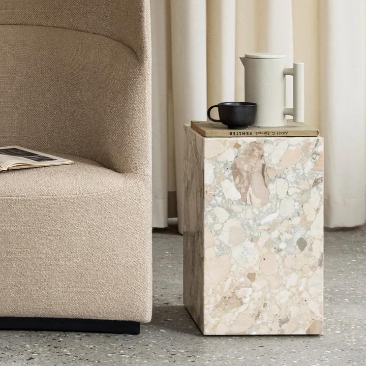 Audo - Plinth Tall Beistelltisch, rose