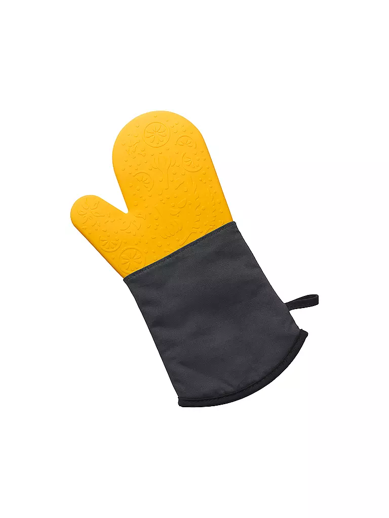 LURCH Silikon Backhandschuh Gelb / Schwarz gelb