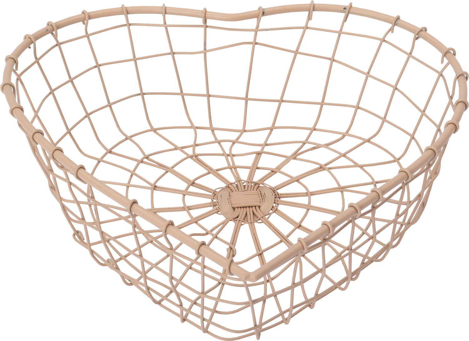 Intratuin draadmand Dets beige 26 x 26 x 9 cm