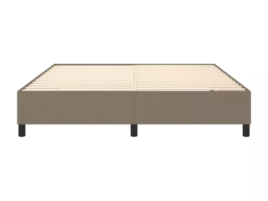 Sommier à lattes de lit Taupe 180x200 cm Tissu
