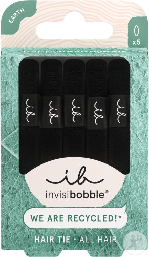 Invisibobble Hair Tie Black Élastiques Cheveux 5 Pièces