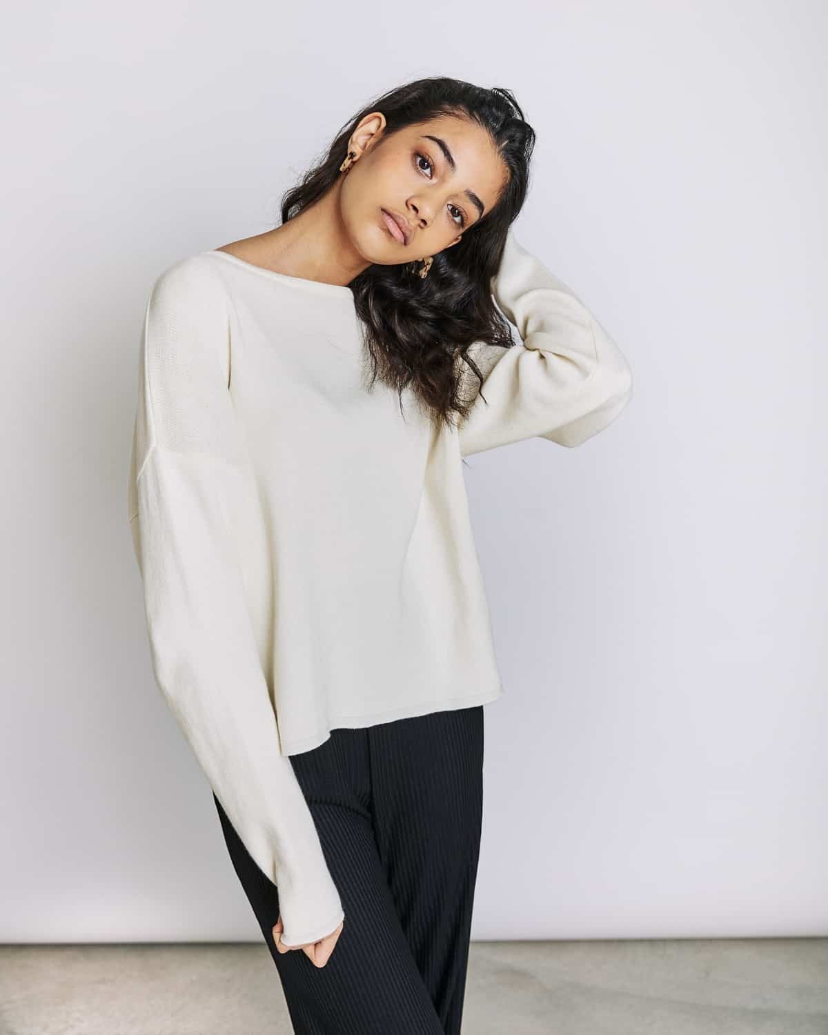 Jan 'n June Pullover Jan 'n June Light Knit Jumper Williamsburg Offwhite | RRREVOL