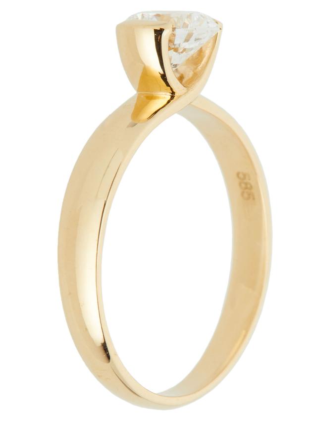 Solitär-Ring, Brillant LG 1,0 ct. VS/E-F