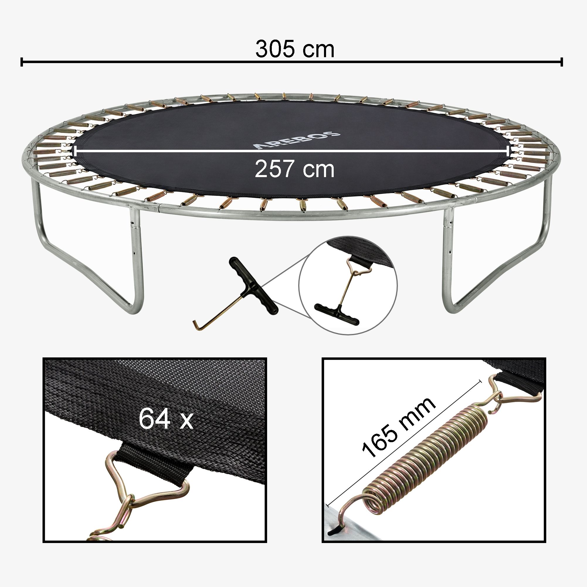 Sprungmatte für Trampolin 305cm