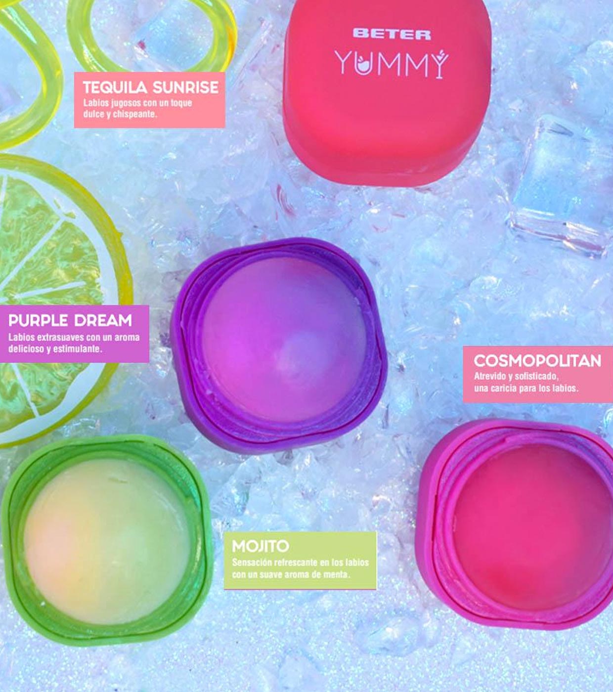 Beter - Bálsamo Labial Yummy - Tequila Sunrise
