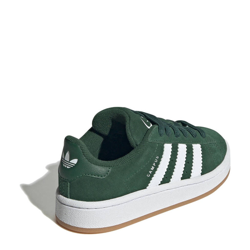 adidas Campus 00'ssuède sneakers donkergroen/wit