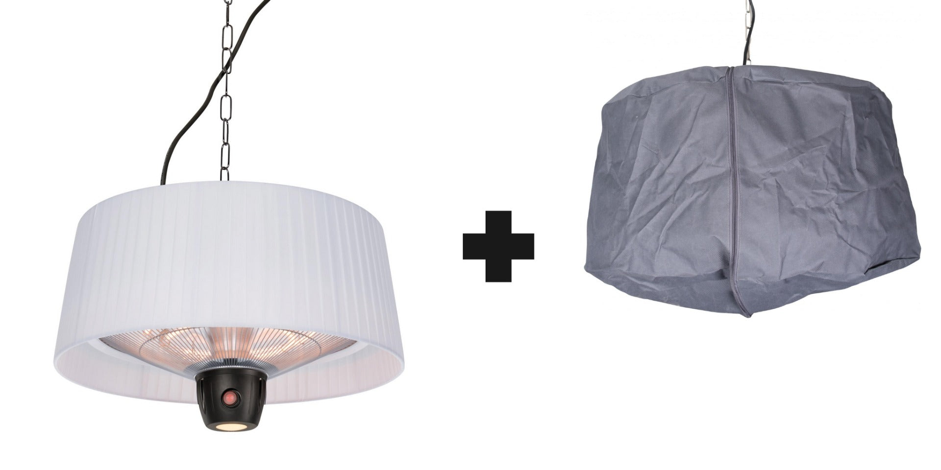 Sunred - COMBIDEAL - Heater & Hoes - Artix - Bright lijn - Wit -