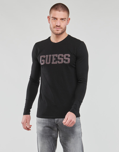 Guess - ERMAK CN LS TEE - Noir
