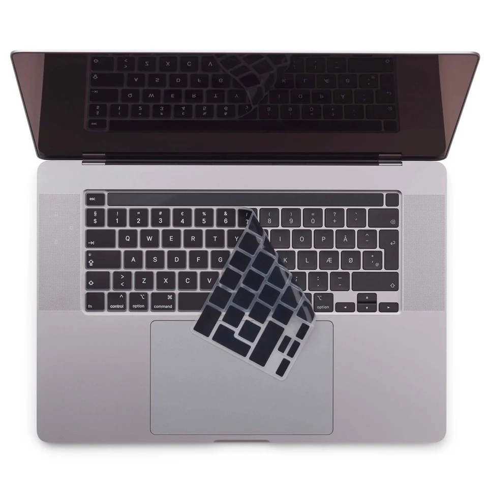 Philbert - Keyboard Cover - Scandinavian letters - MacBook Pro 13” M1-M2 2020/2022 and 16” 2019 - Black