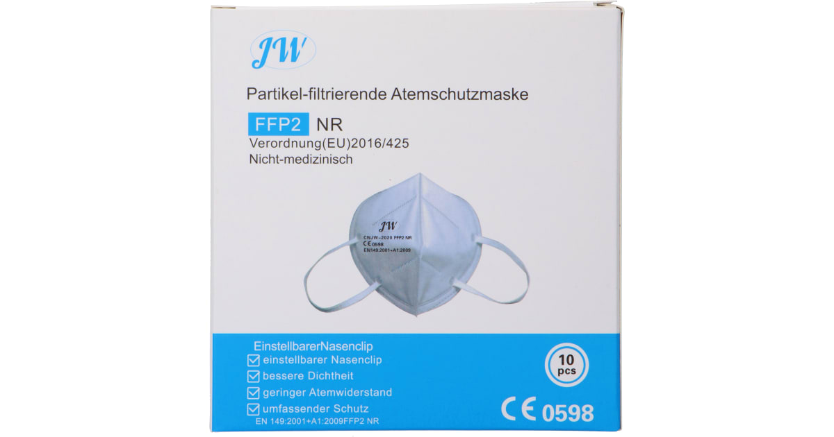FFP2 Atemschutzmaske 10er-Packung