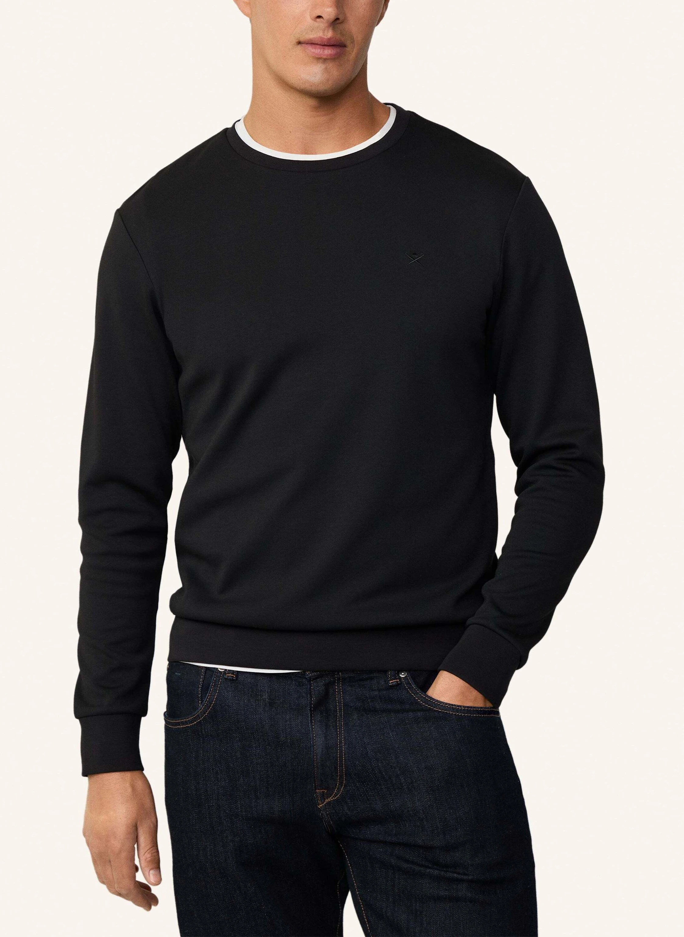 HACKETT LONDON Pullover DOUBLE KNIT CREW