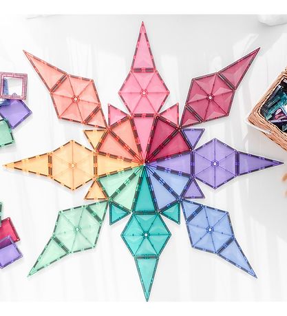 Connetix Magnets?t - 40 Dele - Pastel Geometry