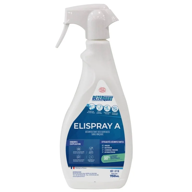 HYDRACHIM - Spray désinfectant - Déterquat AL - 750ml