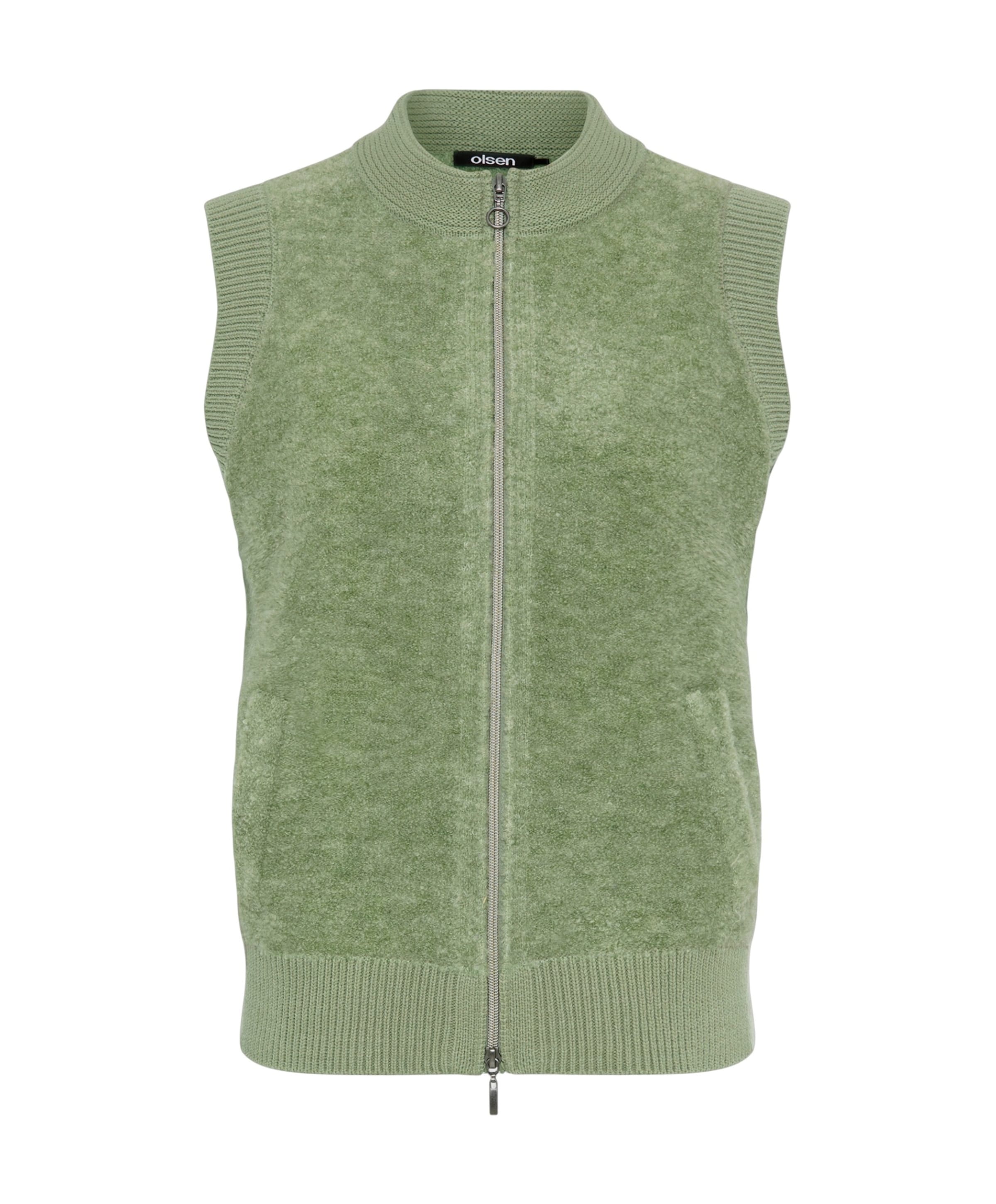 Olsen Dames vest groen