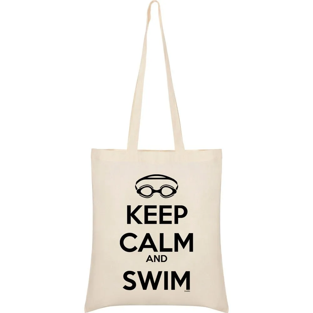 Kruskis Keep Calm And Swim Stofftasche