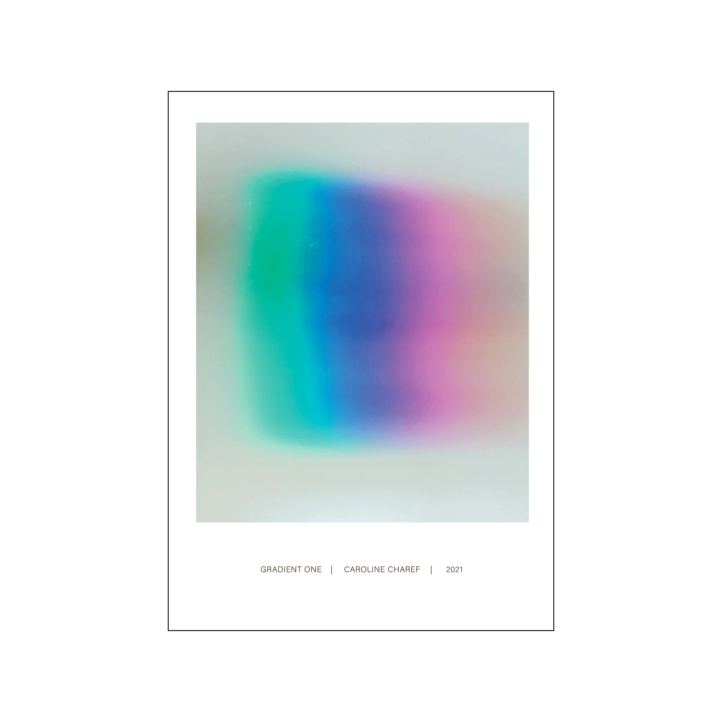 Poster & Frame  GRADIENT ONE plakat - A3
