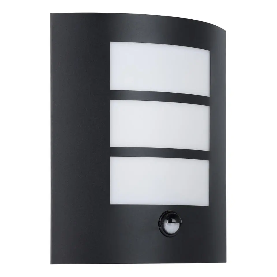 EGLO City Wandlamp - E27 - 23.5 cm - Zwart