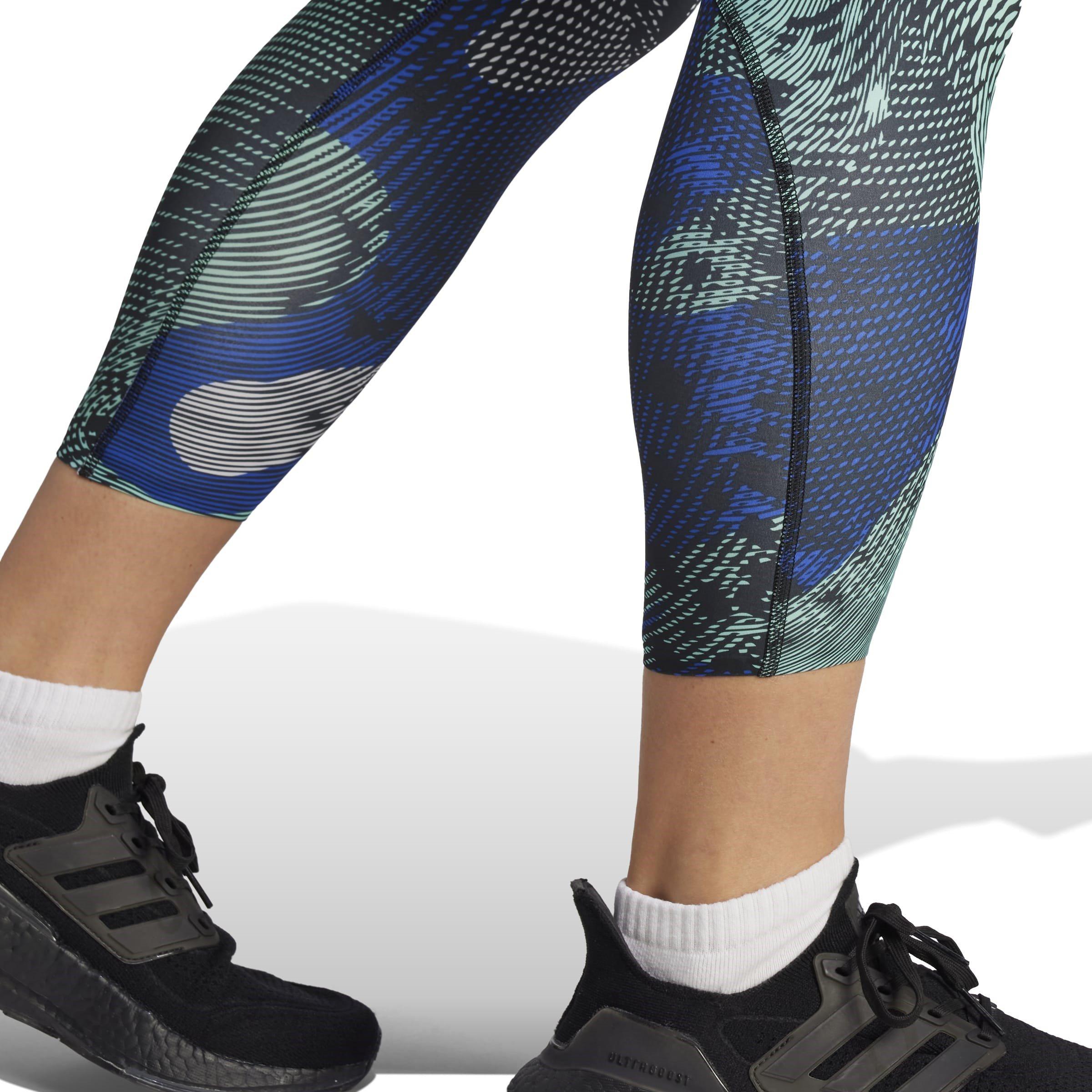 adidas Adizero Allover Print 7 8 Leggings Womens