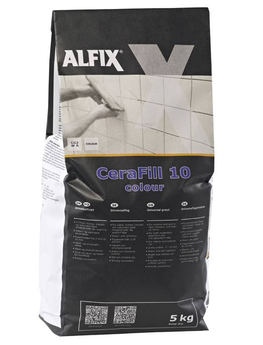 Alfix CeraFill 10 universalfuge - lysegrå