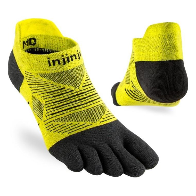 Injinji Run Lightweight No-Show Limeade