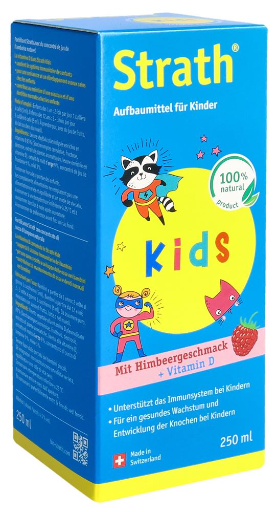 STRATH Kids<br>250 ml, Flasche, flüssig, Himbeere