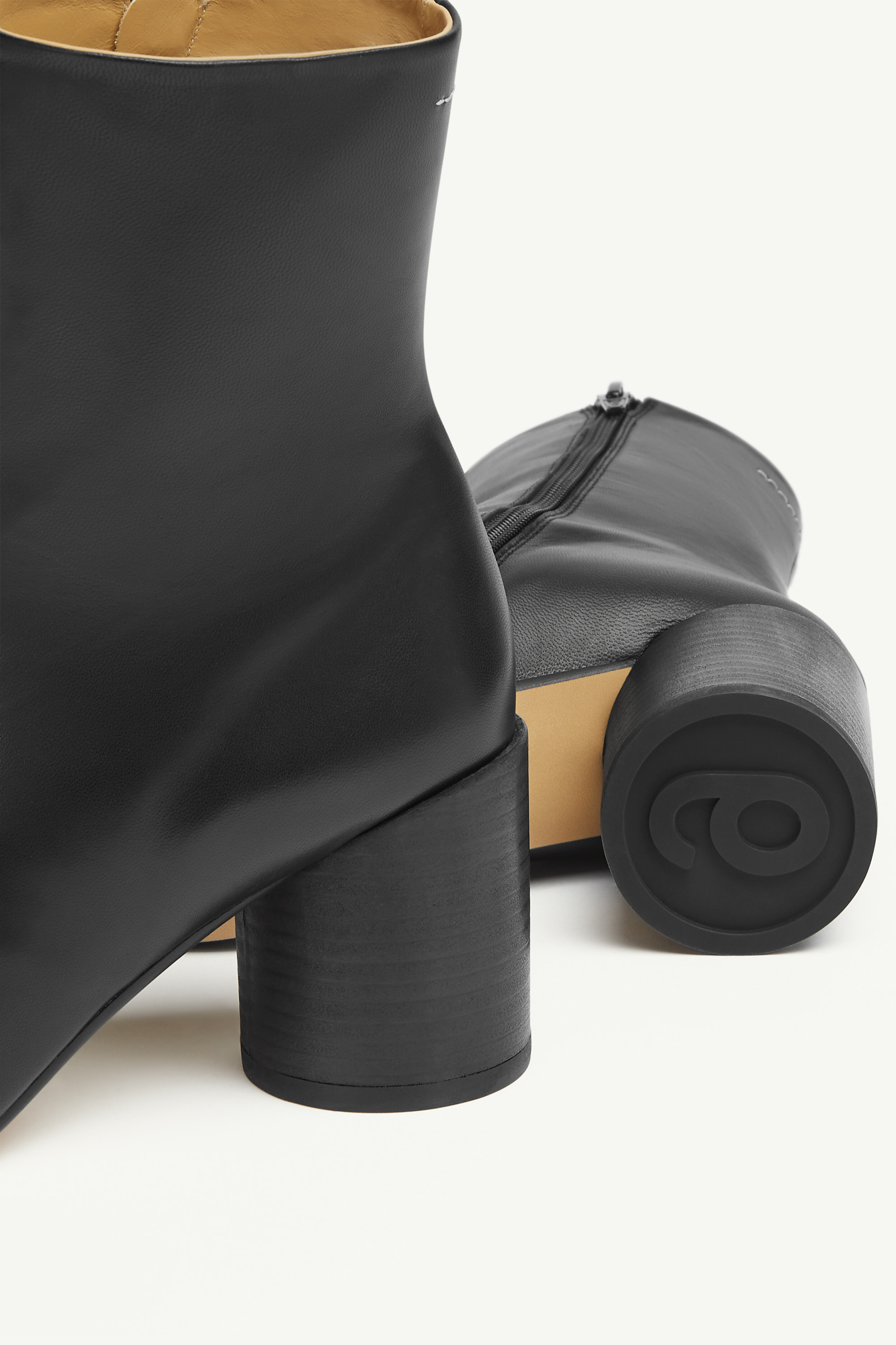Bottines anatomiques en cuir nappa | femme Noir