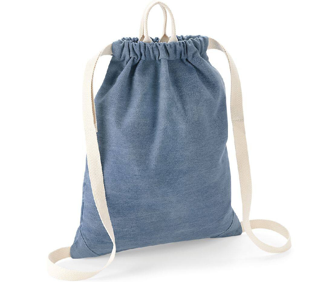 Bag Base BG642 - Sac de gym en denim