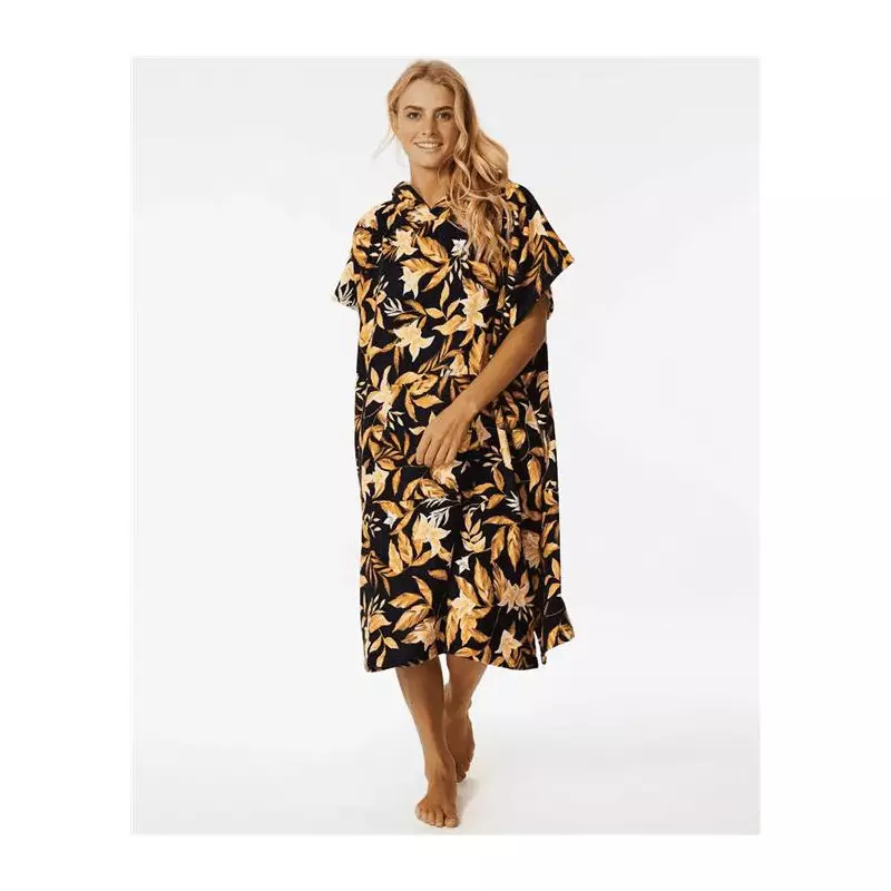 Poncho RIPCURL Mixed Hooded Towel Black