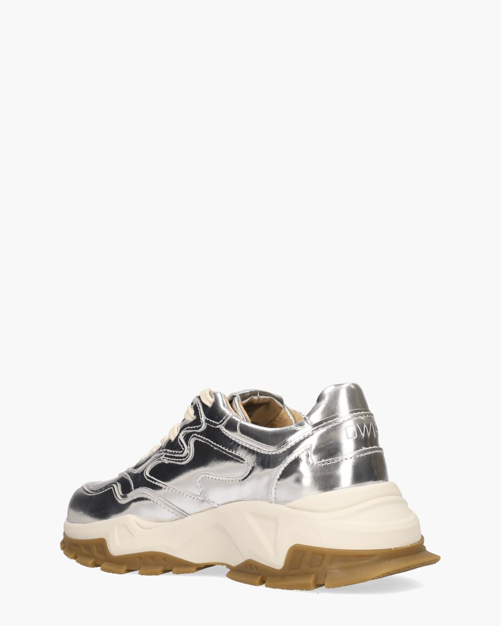 DWRS Label Chester Zilver Damessneakers