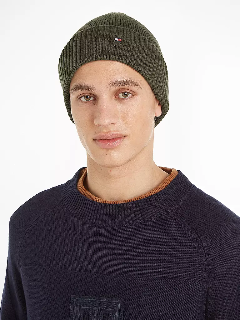 TOMMY HILFIGER Mütze - Haube olive
